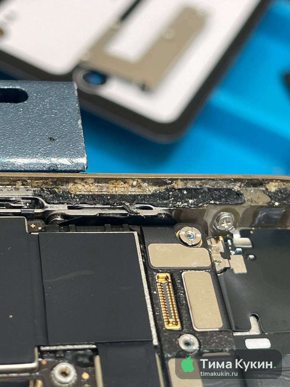 iPhone 12 Pro Max разряжался стремительно: заменили уставшую батарею и вычистили телефон изнутри