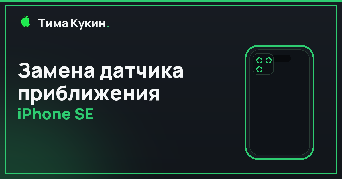 Датчик приближения iPhone SE в Барнауле — на выезде