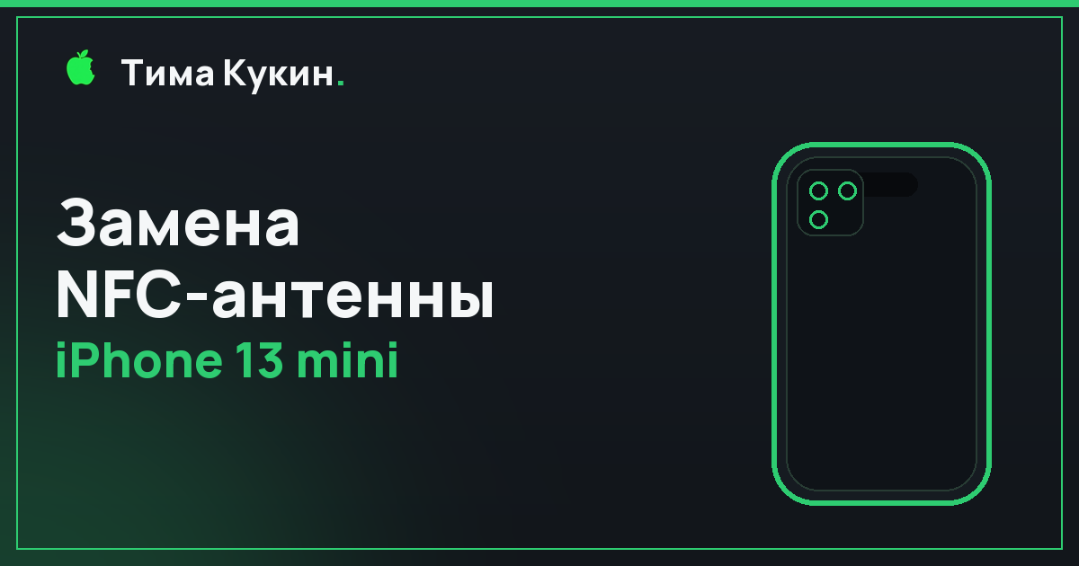 NFC-антенна iPhone 13 mini в Барнауле — на выезде