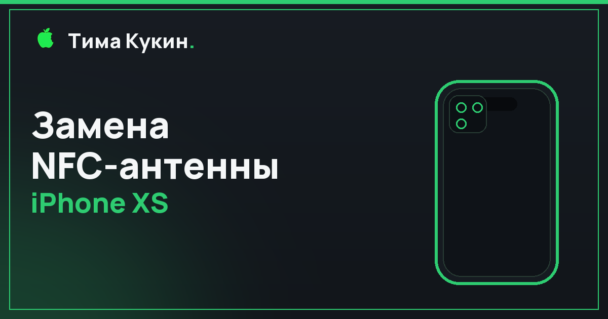 NFC-антенна iPhone XS в Барнауле — на выезде