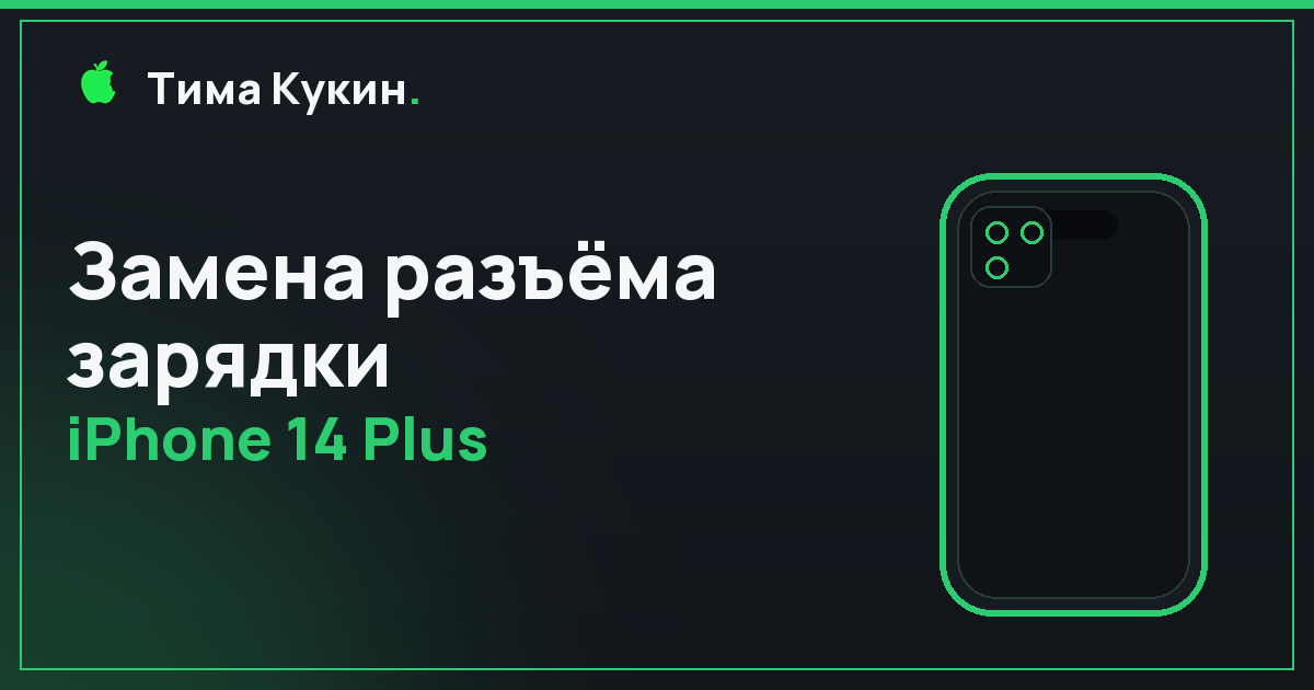 Замена разъёма зарядки iPhone 14 Plus в Барнауле — мастер приедет к вам